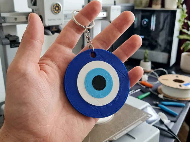 Turkish Eye keychain