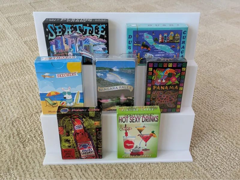 Playing Cards Collection Display Stand
