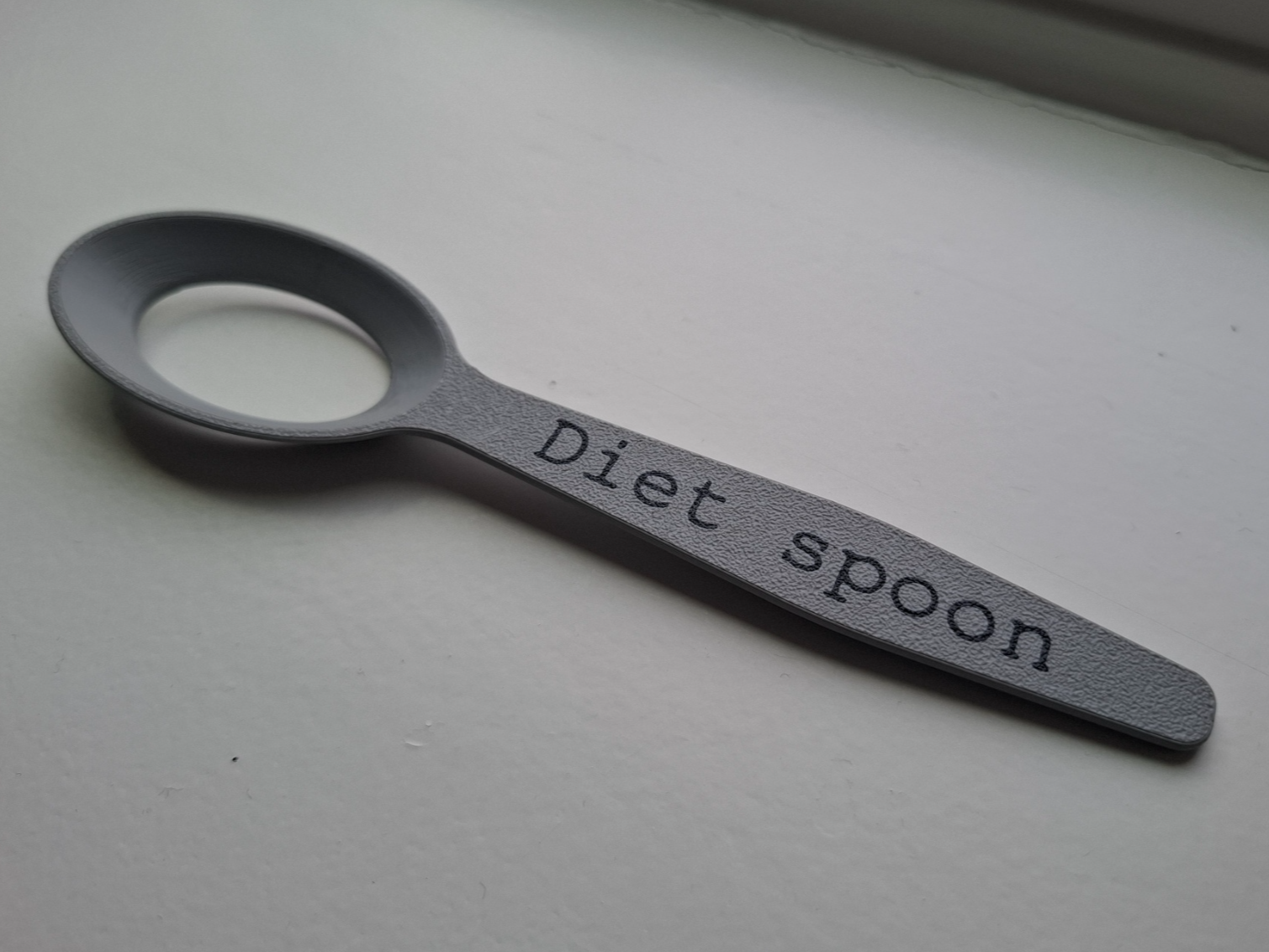 Miniatura 1 do modelo 3D Diet spoon