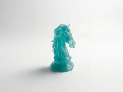 Humble Swag Ma Siwei Album Cover Knight Chess Sculpture Model