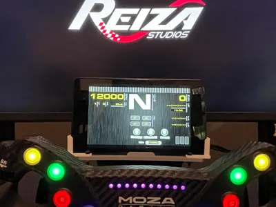 Moza R3/R5/R9/R12 Phone/Tablet Mount