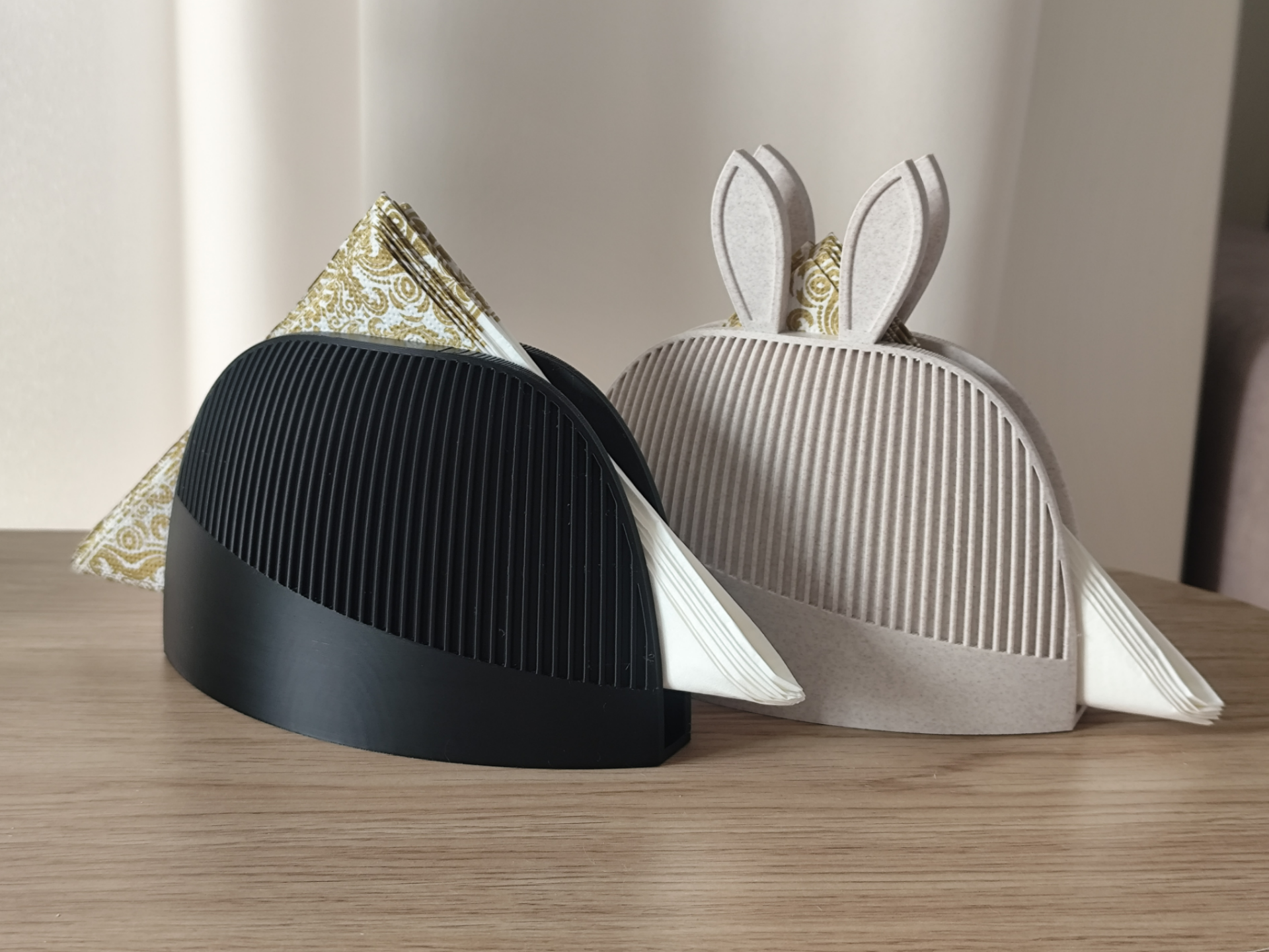Japandi Ribbed Napkin Holder