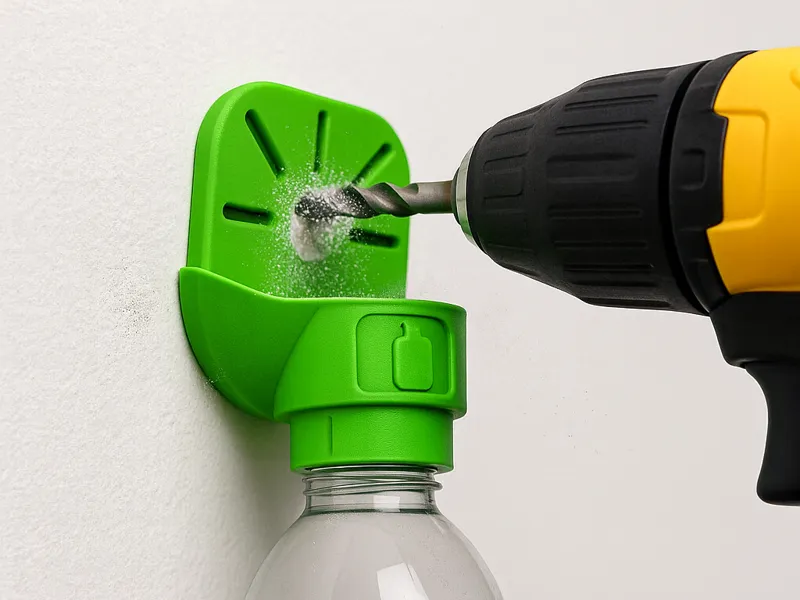 Drill Dust Collector for Plastic Bottle