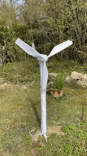 Neuer Mast Windturbine