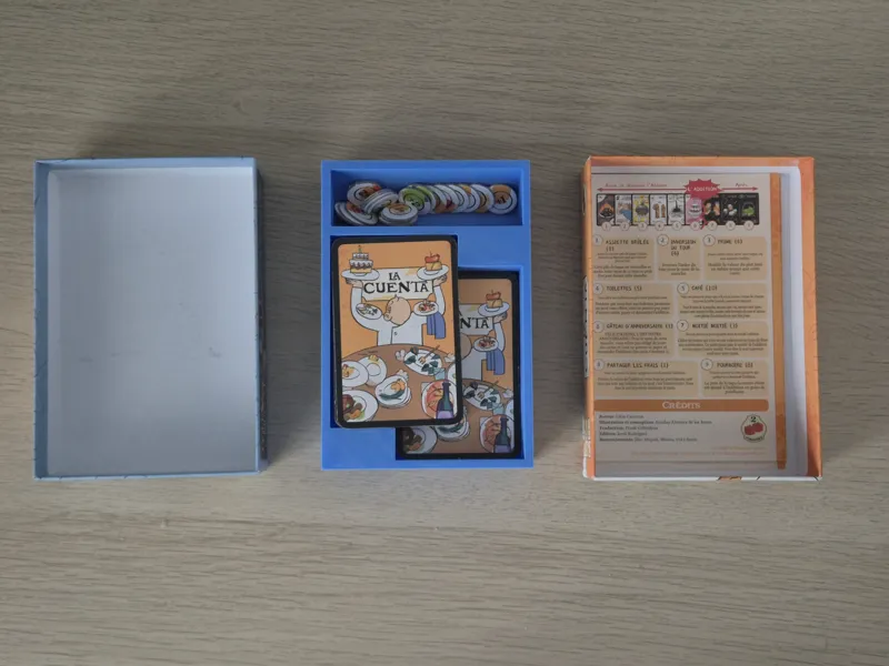 La Cuenta Card Game Insert
