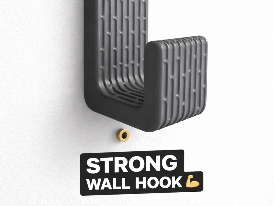 SIMPLE. STRONG. HOOK - STRONG WALL HOOK