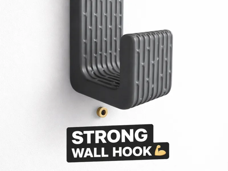 SIMPLE. STRONG. HOOK - STRONG WALL HOOK