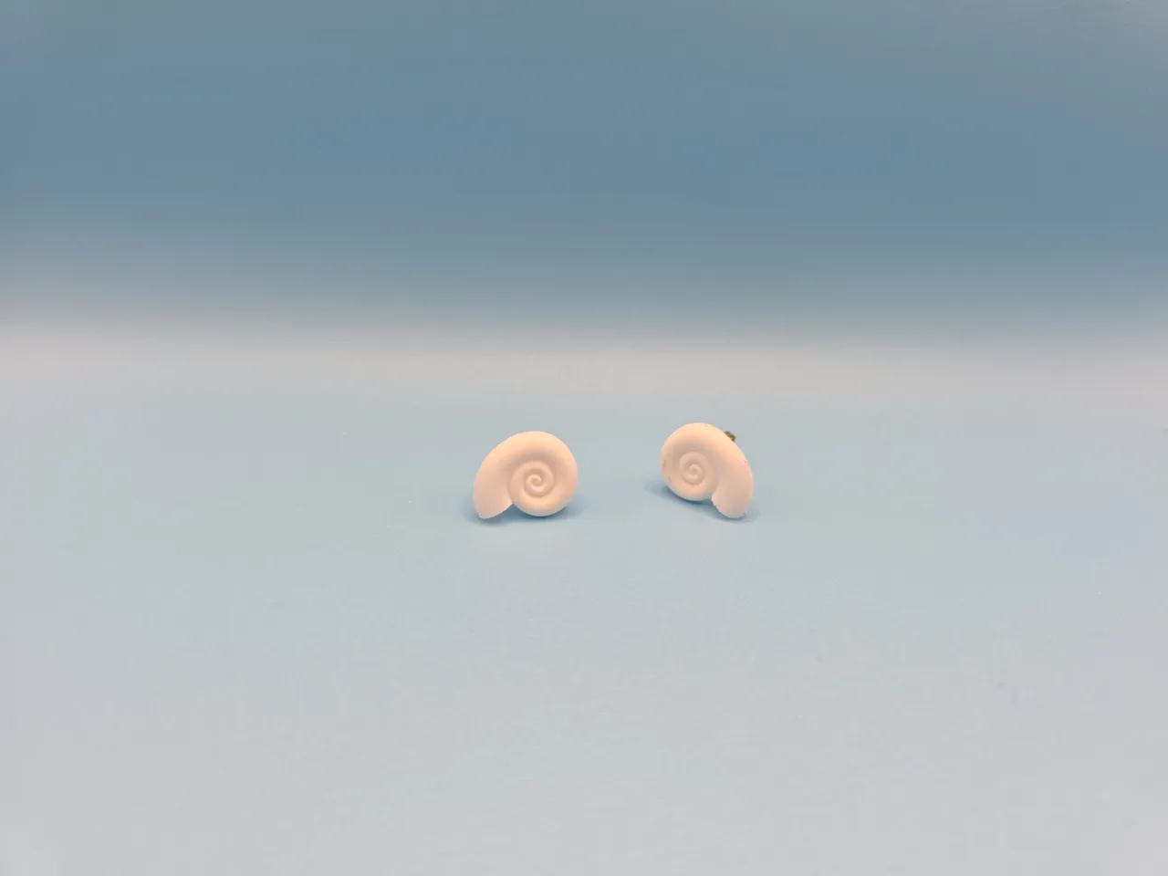 Ocean Elegance – Snail Shell Earrings view 4