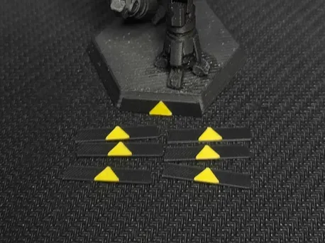 BattleTech direction indicator triangle with color