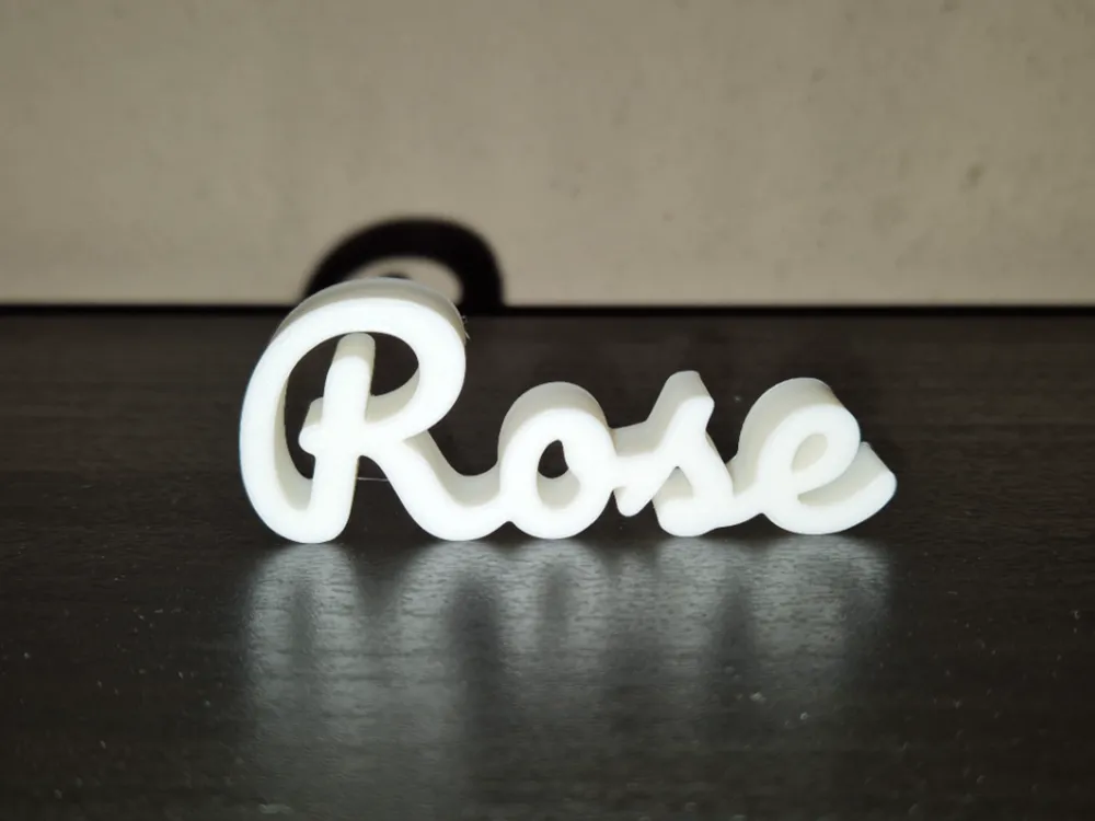 Rose Name Sign Display Decor by GabT MakerWorld: Download Free 3D Models