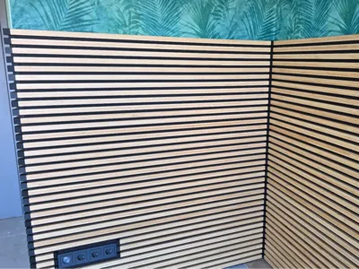 End and Corner Caps for Acoustic Panels
