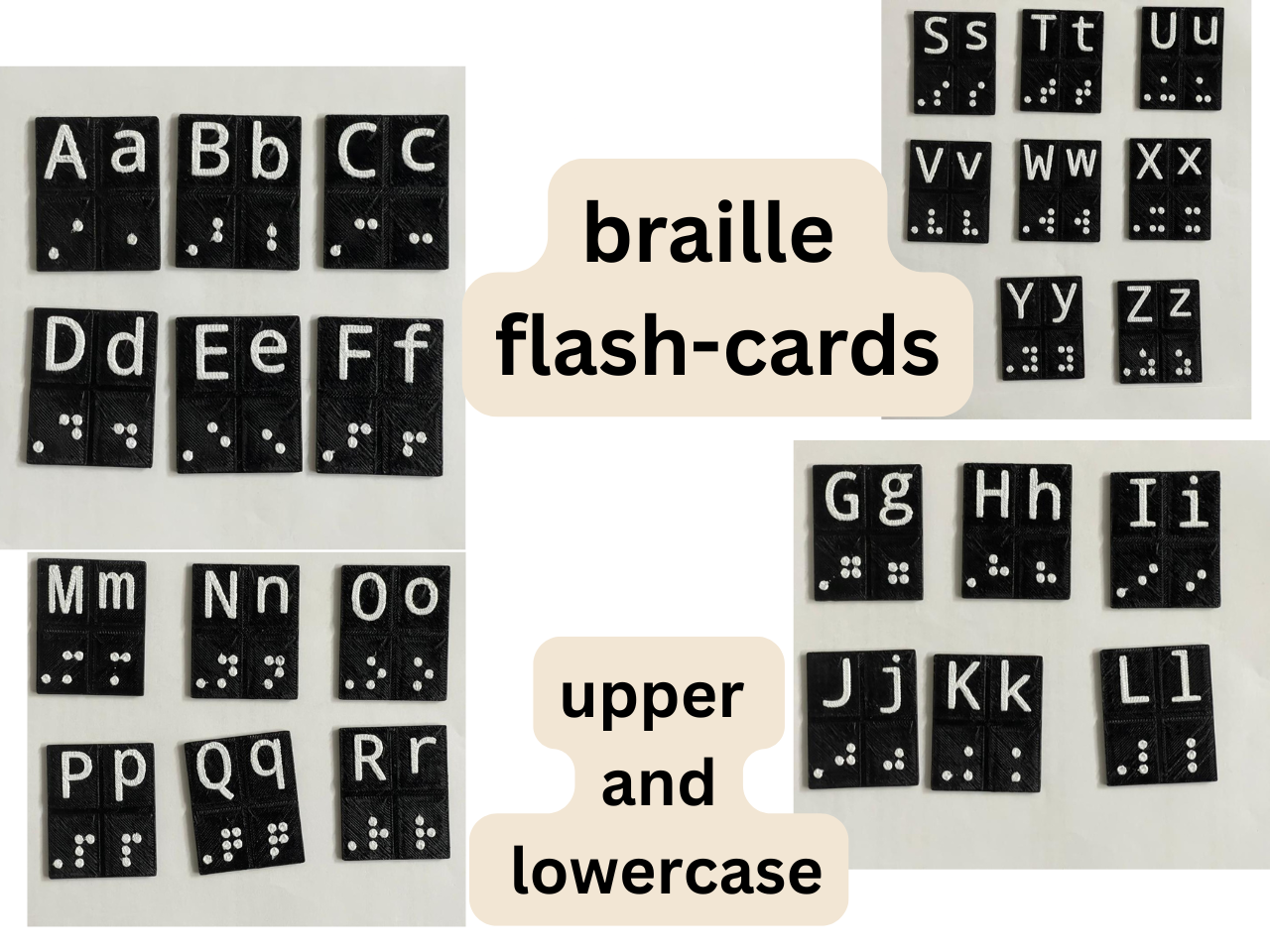 Braille Alphabet Flashcards 