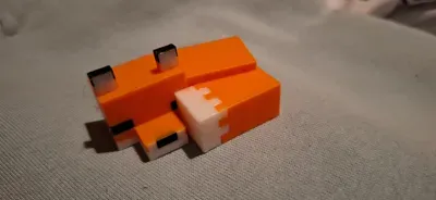 Mini Fox Build Minecraft Mini Fox Desk Buddy by JustEhanMakerWorld: Download Free 3D ...