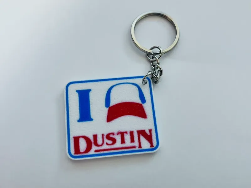 Stranger things I love dustin logo