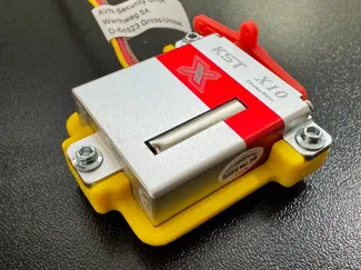 KST X10 V8 + MINI Servo Wing Mount Bracket