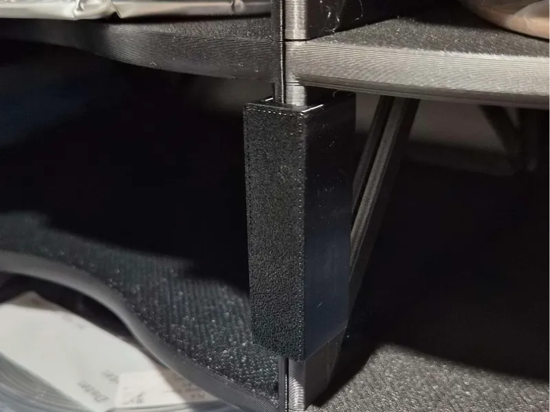 Front Clip for 3D Prince's FAST-RACK Shelves