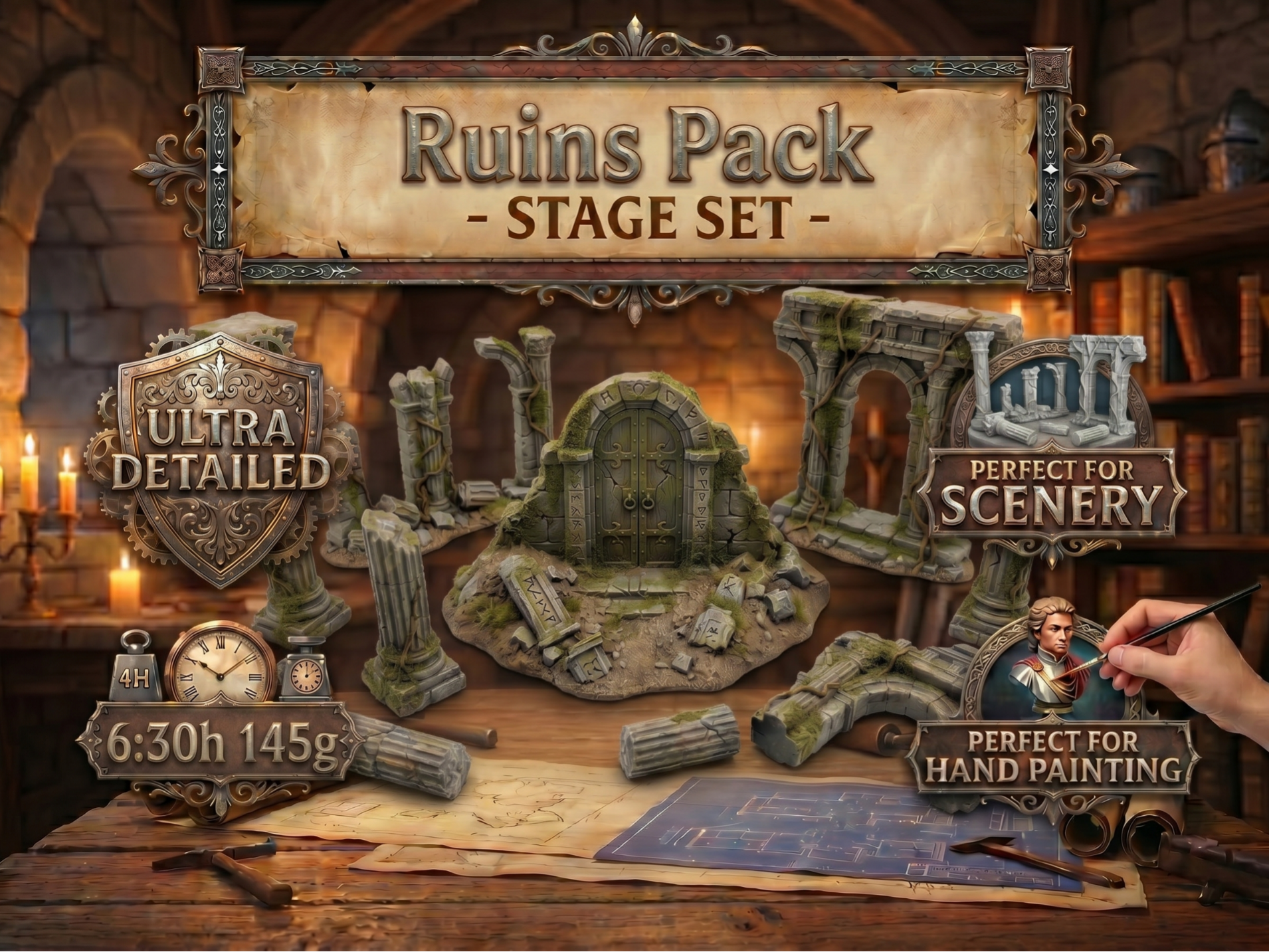 Ruins Pack Stage Set