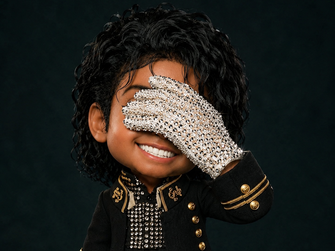 Shy Michael Jackson Chibi figure
