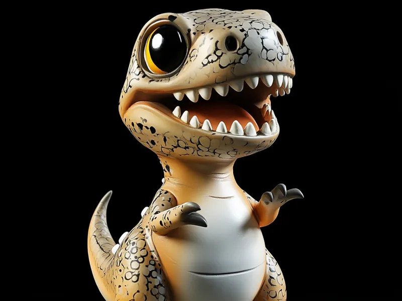 Chibi Dinosaur – Cute Cartoon Raptor Toy