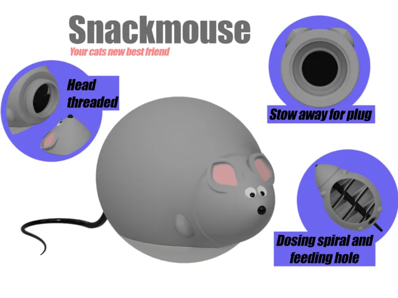 Snackmouse - Cat snack toy