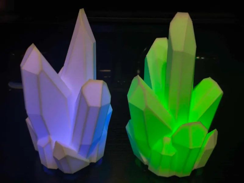 Crystal Light Diffuser (RGBW Puck Light version)
