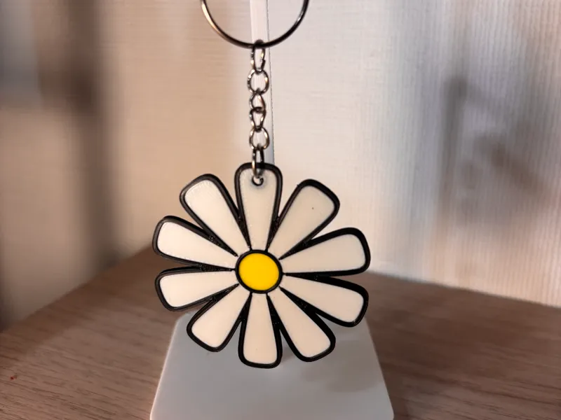 Daisy keychain