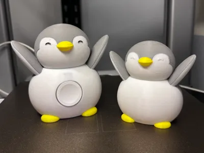 Cute Penguin Apple Watch Charger Holder-(充電座)