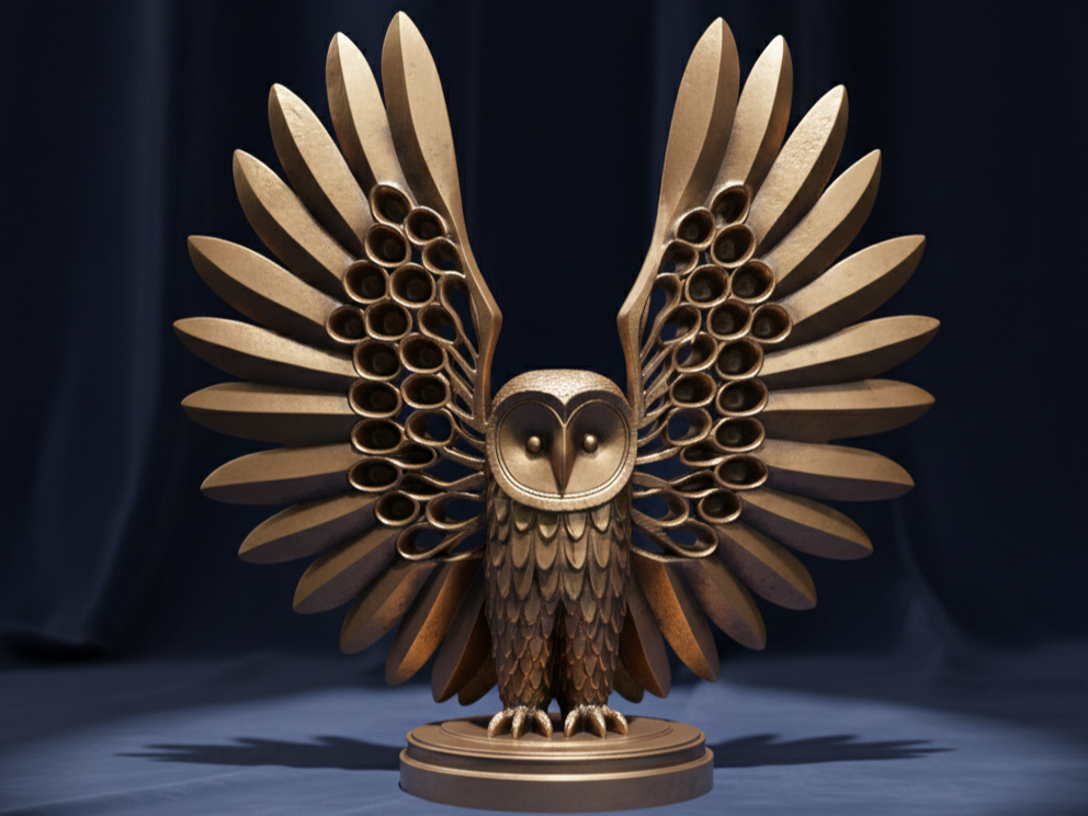 Art Deco Owl