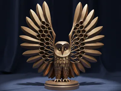 Art Deco Owl