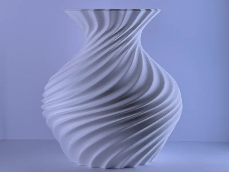 Modern Twisted Vase