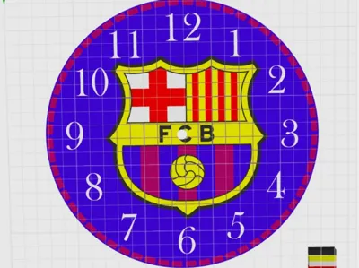 Barcelona Clock 20cm