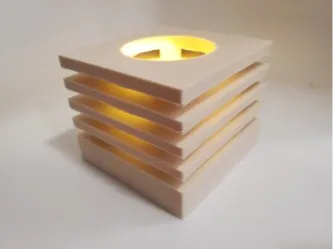 Beautiful Tea Light Centre Single