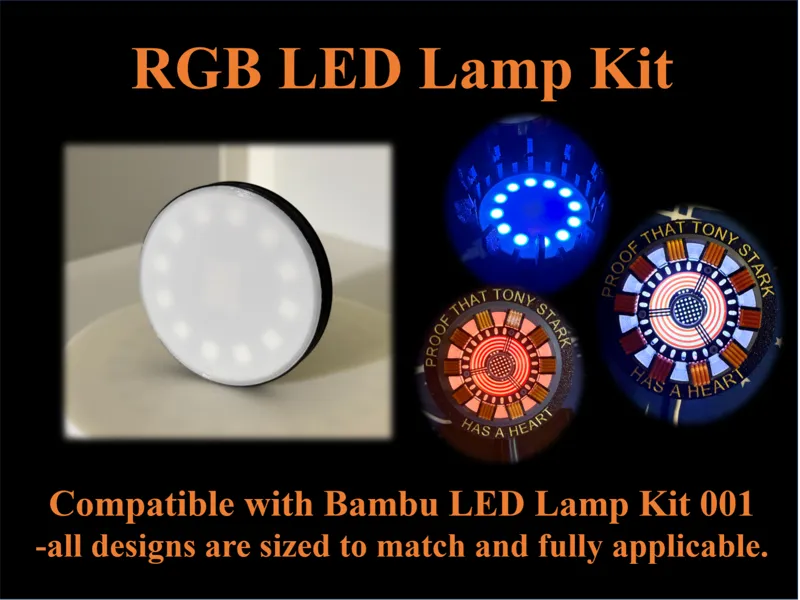 RGB LED Lamp Kit – Bambu Kit 001 Compatible