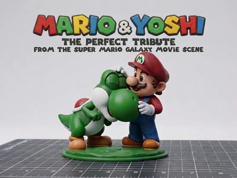 Yoshi & Mario - Super Mario Galaxy Movie Scene