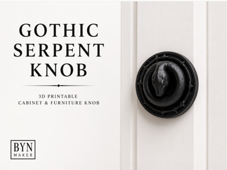 Gothic Serpent Knob | Furniture & Cabinet Hardware