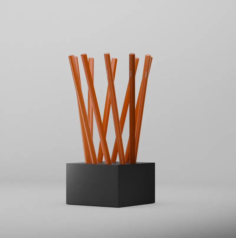 Geometric array Pencil holder block