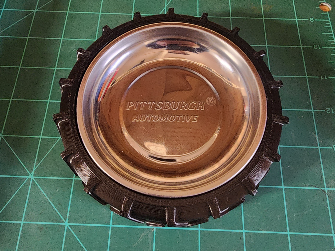 4 inch Harbor Freight Magnetic Tray Tractor Tire