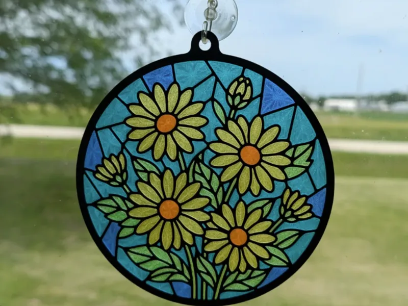 Daisies Sun Catcher