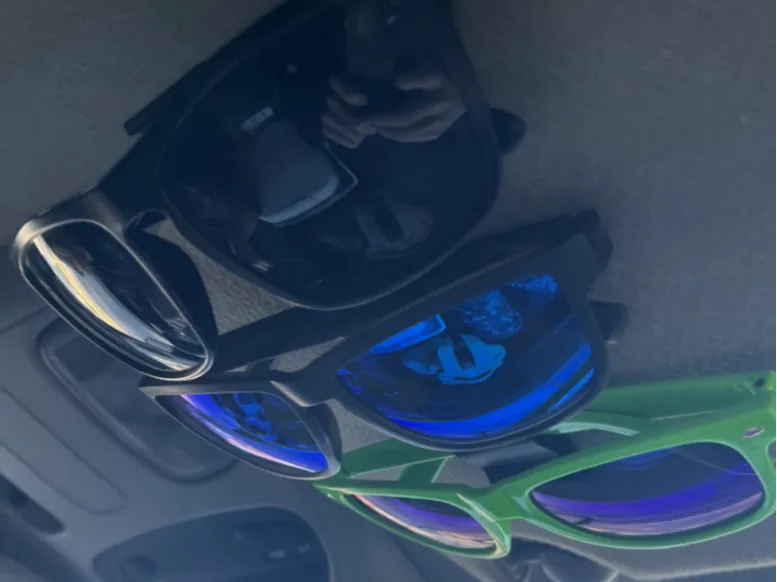 Sun Visor Glasses holder for 3!