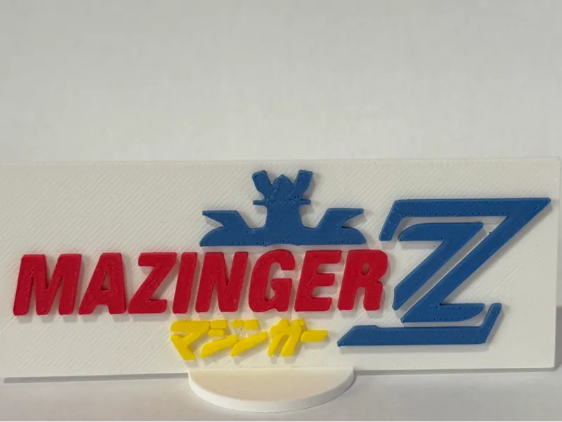 Mazinga Z embossed Logo