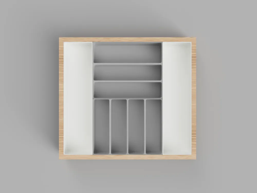Kitchen Drawer Cutlery Organizer - Free 3D Print Model - MakerWorld