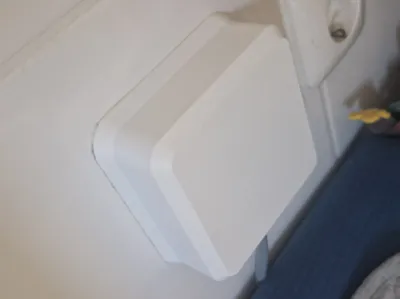 Cover for power socket (in use)