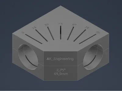 Exhaust Pipe Cutting Angle Aid – 2.75" / 69.9 mm