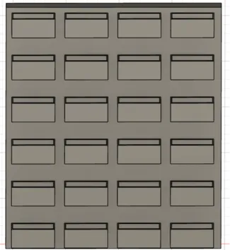 Sticker Display for Easel