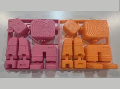 Robot (boy and girl) kit card