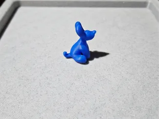 Cute Small Balloon Sitting Dog
