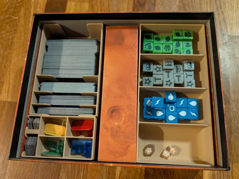 Terraforming Mars Dice Insert + missions expansion