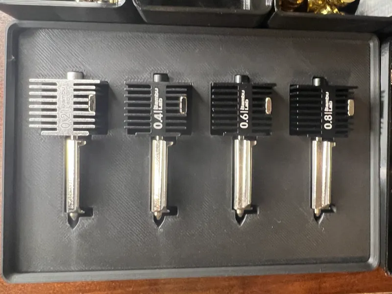 Gridfinity A1 Nozzle Holder 4 Slots