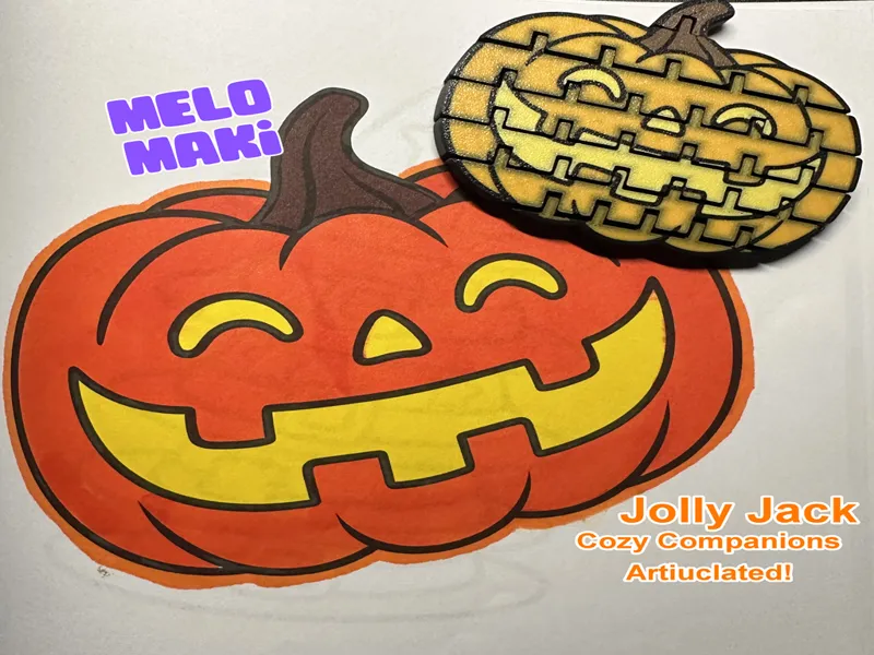 Melo Maki Halloween Coloring Book Jolly Jack Flexi