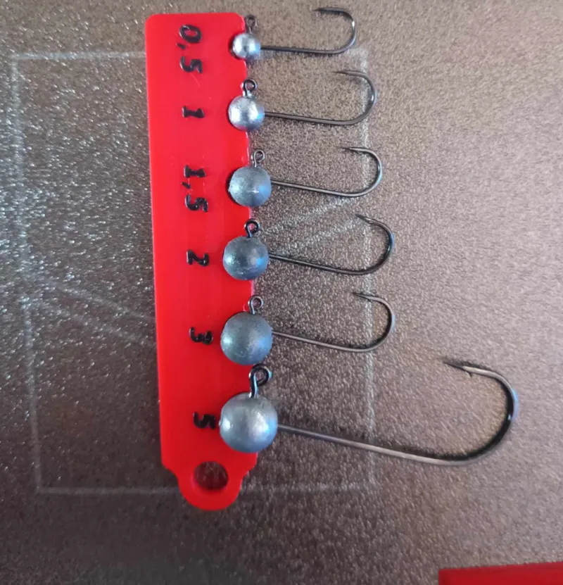 Jig head caliber (calibre) for ultra light spinnig